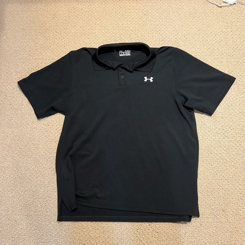 Black Under Armour Polo